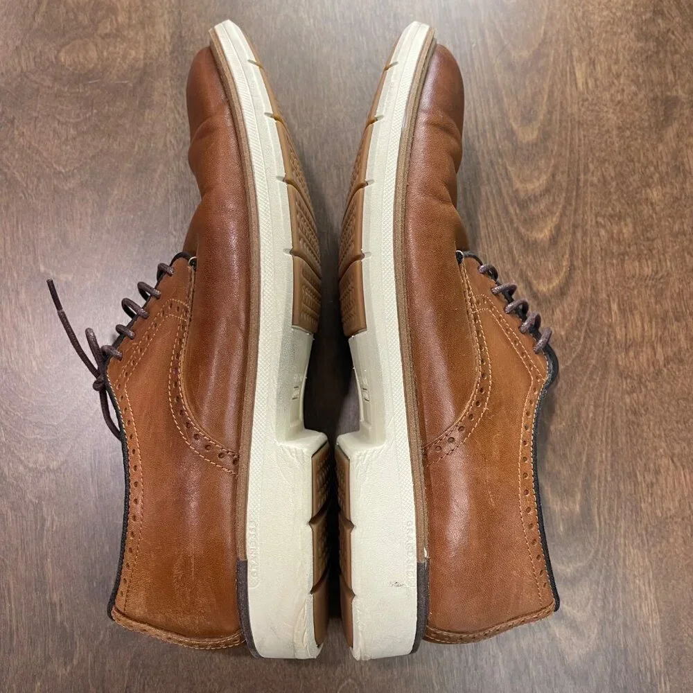 Cole Haan Go To Oxford‎ Men's Size 9.5 Leather Dress Shoes Lace up British Tan